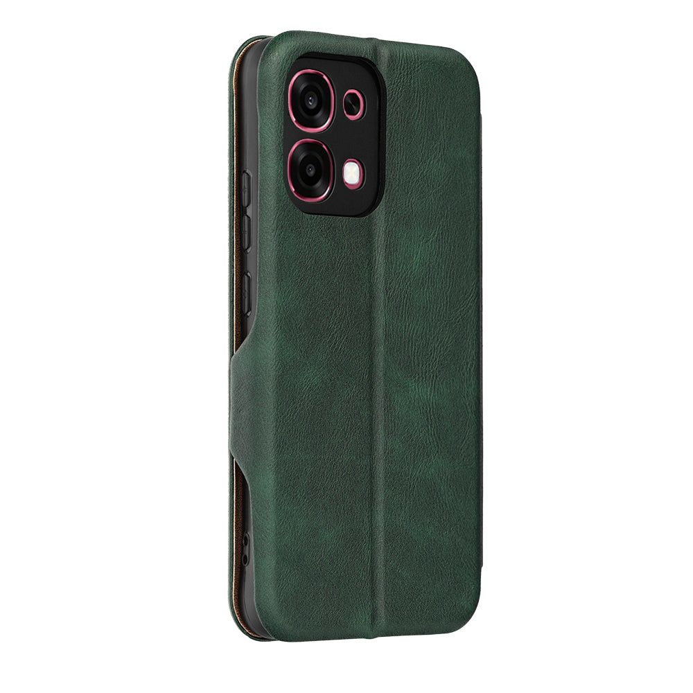 Husa de protectie Techsuit Safe Wallet Plus compatibil cu Oppo A6 Pro 4G / Oppo A6 Pro 5G, Verde