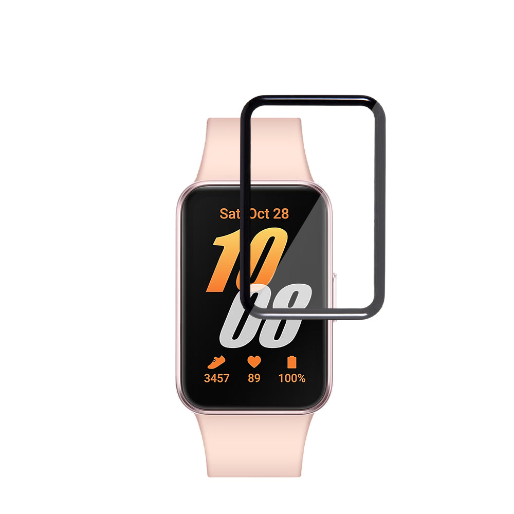 Folie smartwatch Techsuit compatibil cu Samsung Galaxy Fit3, Negru