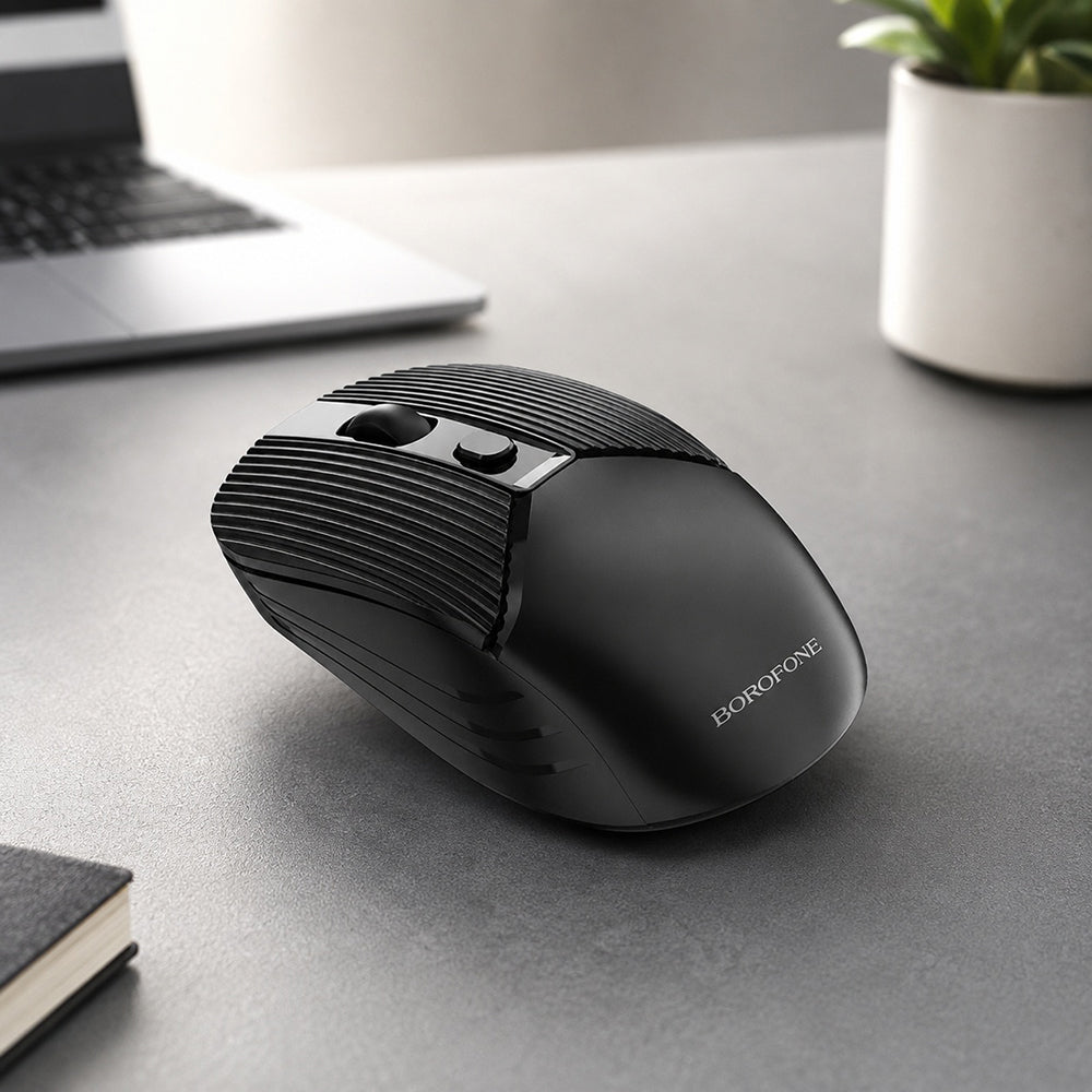 Mouse Borofone (BG5), 1600DPI, Ergonomic, Negru
