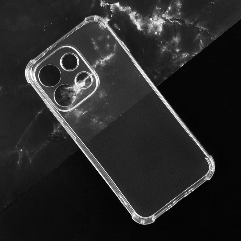 Husa de protectie Techsuit Shockproof Clear Silicone compatibil cu Oppo Reno16 Pro, Transparent