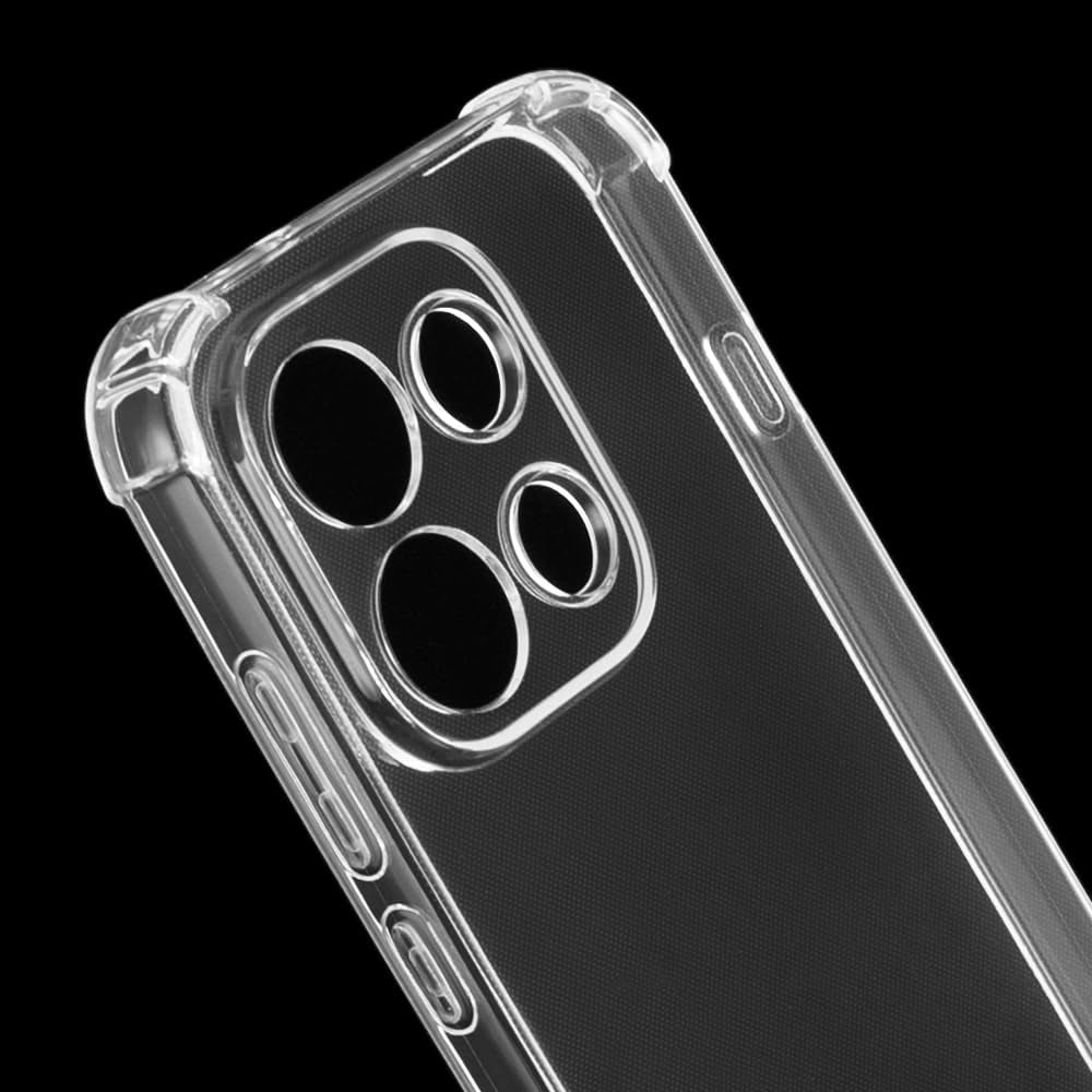 Husa de protectie Techsuit Shockproof Clear Silicone compatibil cu Oppo Reno16 Pro, Transparent