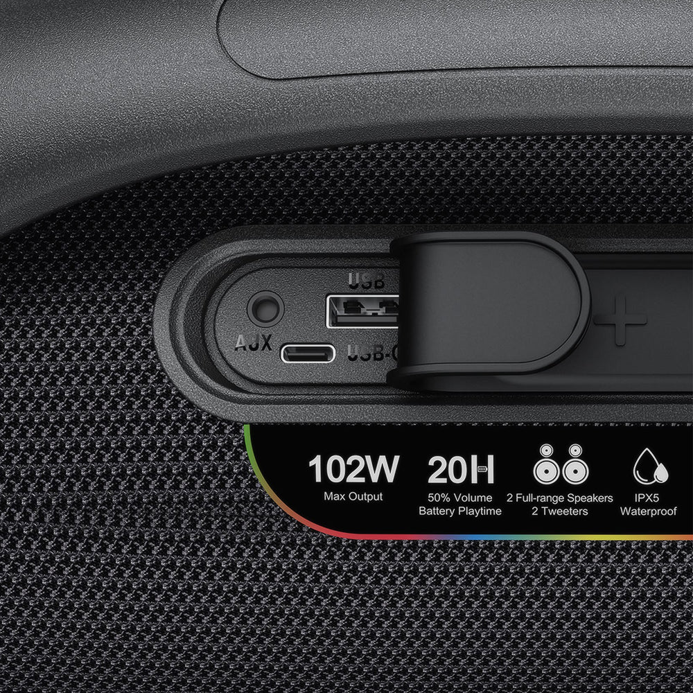 Boxa Acefast K11 Pro, Bluetooth 6.0, 3000mAh, Negru