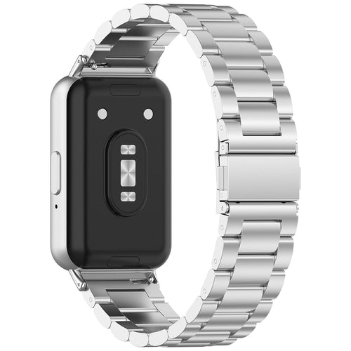 Curea smartwatch Techsuit compatibil cu Samsung Galaxy Fit3, Argintiu