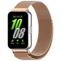 Curea smartwatch Techsuit compatibil cu Samsung Galaxy Fit3, Roz Auriu