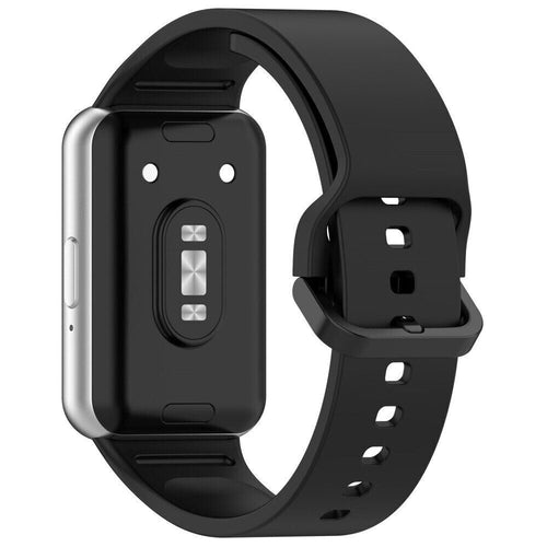 Curea smartwatch Techsuit compatibil cu Samsung Galaxy Fit3, Negru