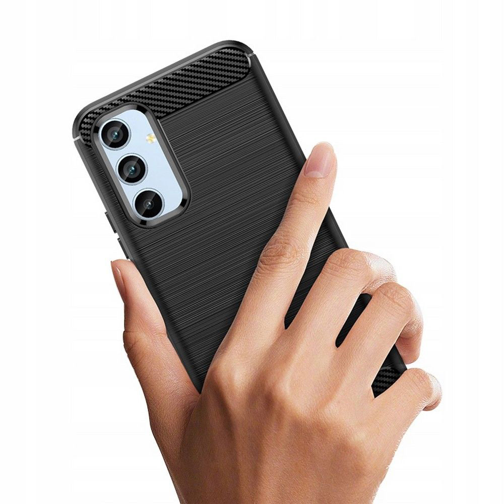 TechSuit Husa de protectie Techsuit Carbon Silicone compatibil cu Samsung Galaxy A34 5G, Negru – imagine 2