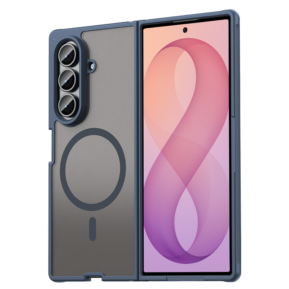 Husa de protectie Techsuit HaloFrost II MagSafe compatibil cu Samsung Galaxy Z Fold8 Ultra, Albastru