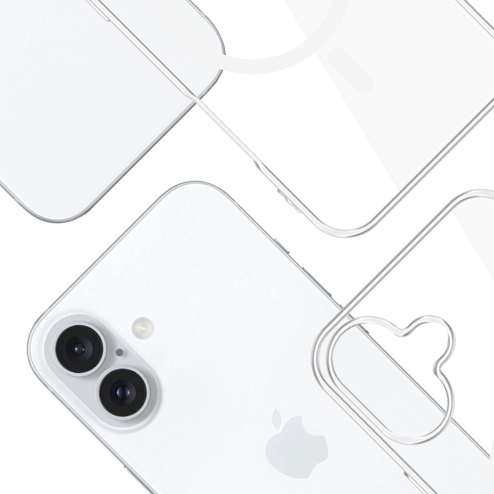 Husa de protectie 3mk Clear MagCase compatibil cu iPhone 16, Transparent