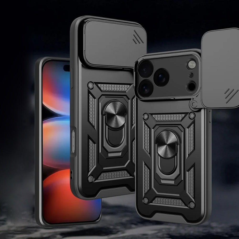 Husa de protectie Techsuit CamShield Series compatibil cu iPhone 17 Pro / iPhone 18 Pro, Albastru