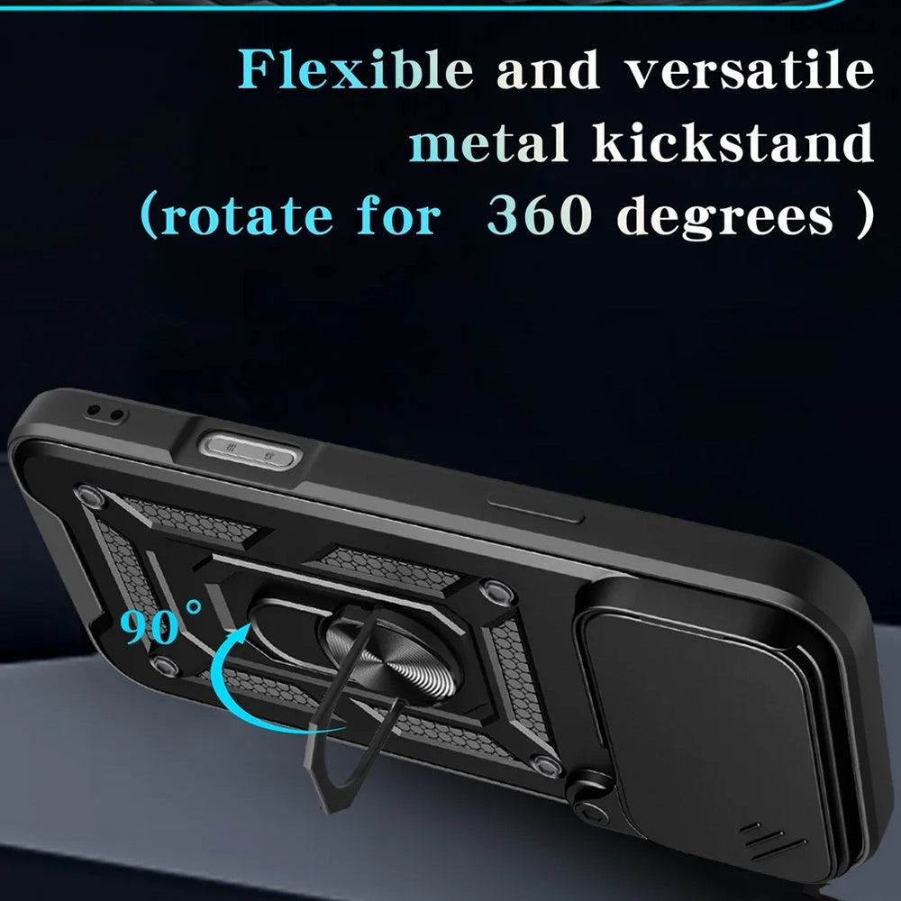 Husa de protectie Techsuit CamShield Series compatibil cu iPhone 17 Pro / iPhone 18 Pro, Albastru