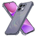 Husa de protectie Techsuit Shockproof Clear Silicone compatibil cu Oppo Reno16, Negru Fumuriu