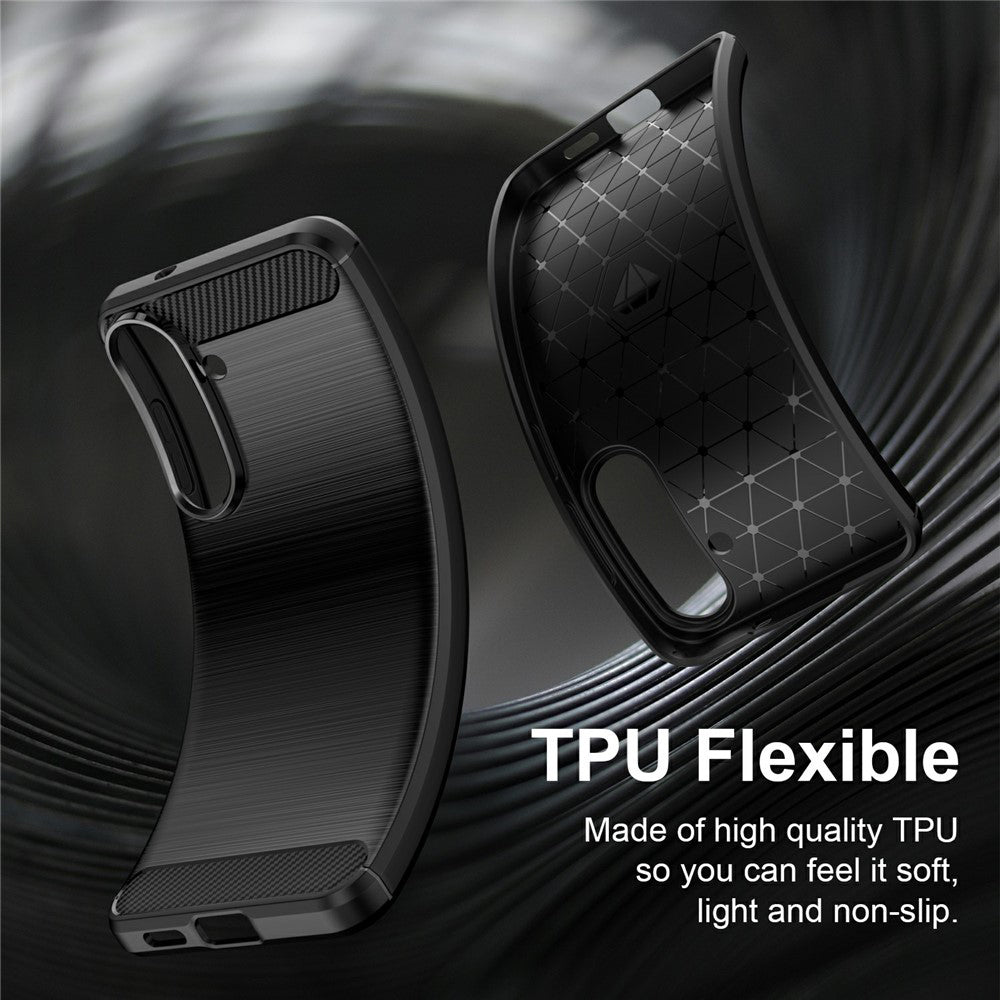 Husa de protectie Techsuit Carbon Silicone compatibil cu Samsung Galaxy S25 FE / S26 FE, Albastru
