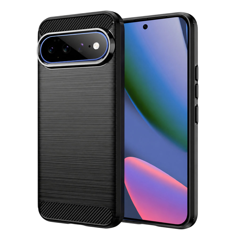 Husa de protectie Techsuit Carbon Silicone compatibil cu Google Pixel 11 Pro XL, Negru