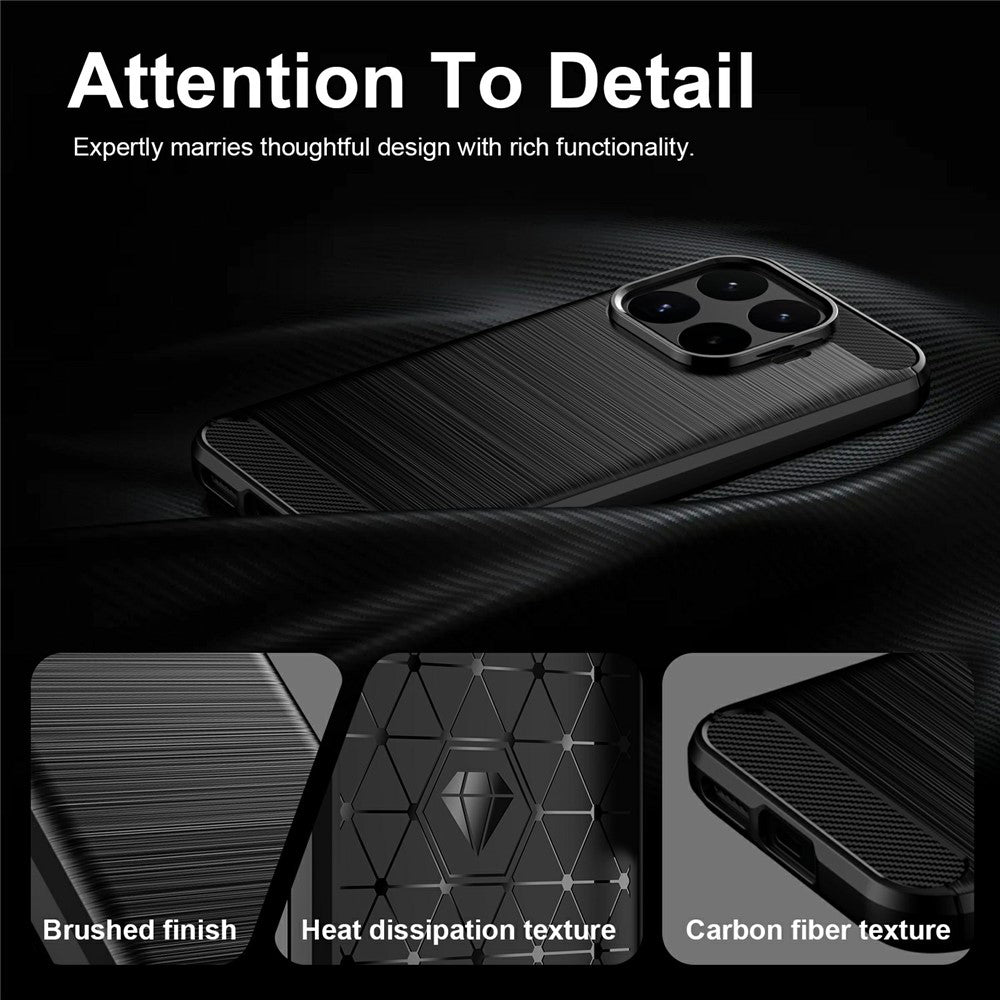 Husa de protectie Techsuit Carbon Silicone compatibil cu Xiaomi 17T, Albastru