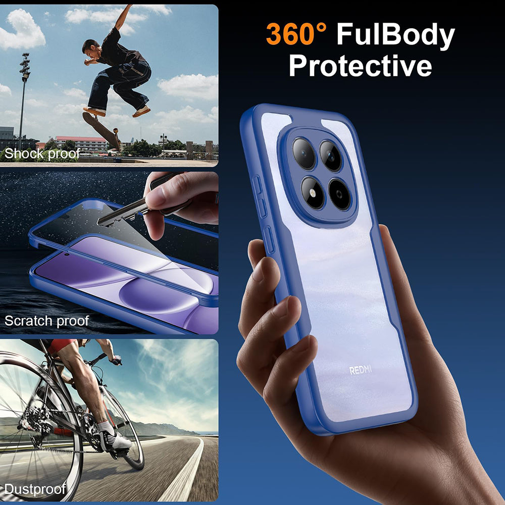Husa de protectie Techsuit ColorVerse 360 Series compatibil cu Samsung Galaxy S26 FE, Albastru