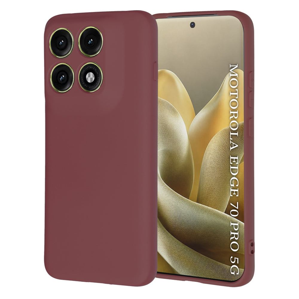 Husa de protectie Techsuit SoftFlex compatibil cu Motorola Edge 70 Pro, Bordo