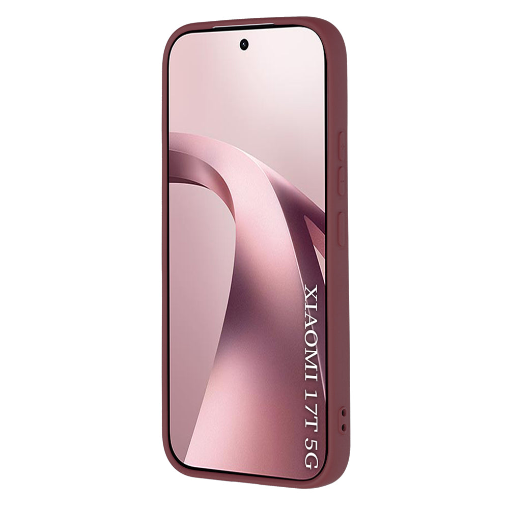 Husa de protectie Techsuit SoftFlex compatibil cu Xiaomi 17T, Bordo