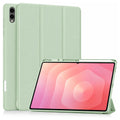 Husa de protectie tableta Techsuit Flex Trifold compatibil cu Samsung Galaxy Tab S11 Ultra / Tab S12 Ultra, Verde