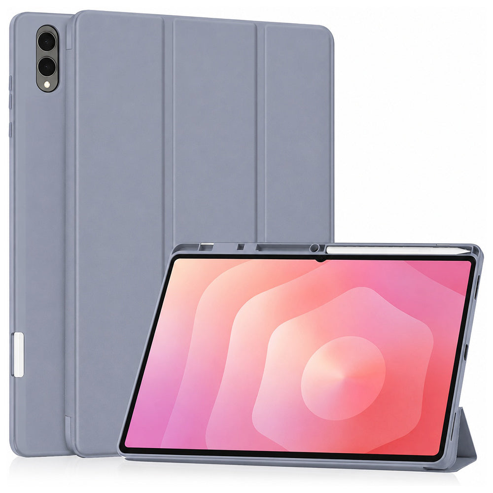 Husa de protectie tableta Techsuit Flex Trifold compatibil cu Samsung Galaxy Tab S11 Ultra / Tab S12 Ultra, Mov