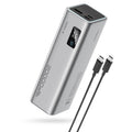 Baterie externa Cuktech PB200 (CUKP200XGLGR), 20000mAh, USB-C / USB, 100W, Negru