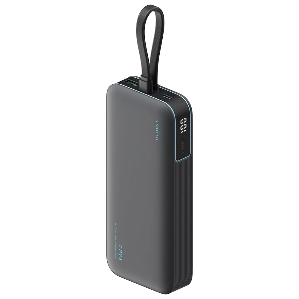 Baterie externa Cuktech LPB200N (CUKL200NMXGR), 20000mAh, USB / USB-C, 40W, Gri