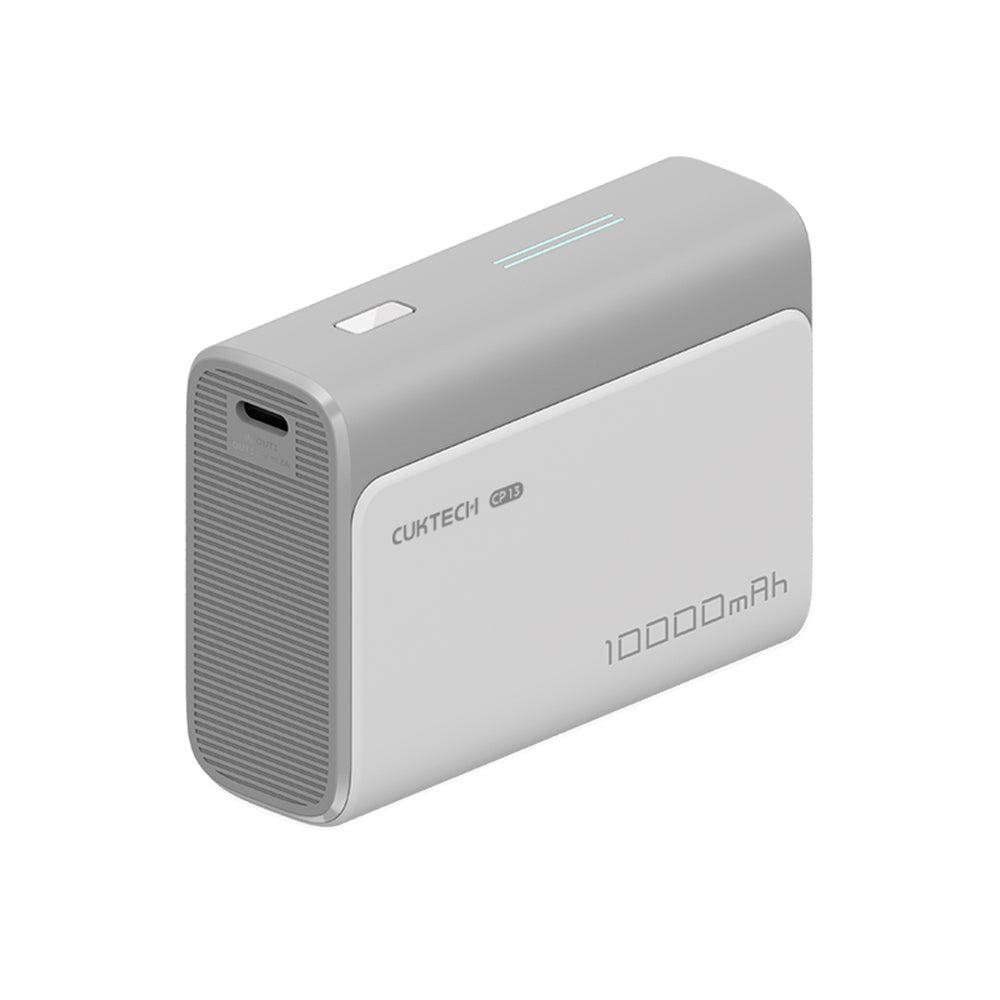 Baterie externa Cuktech PB100 (CUK0PB100DGR), 10000mAh, USB-C / USB, 30W, Gri
