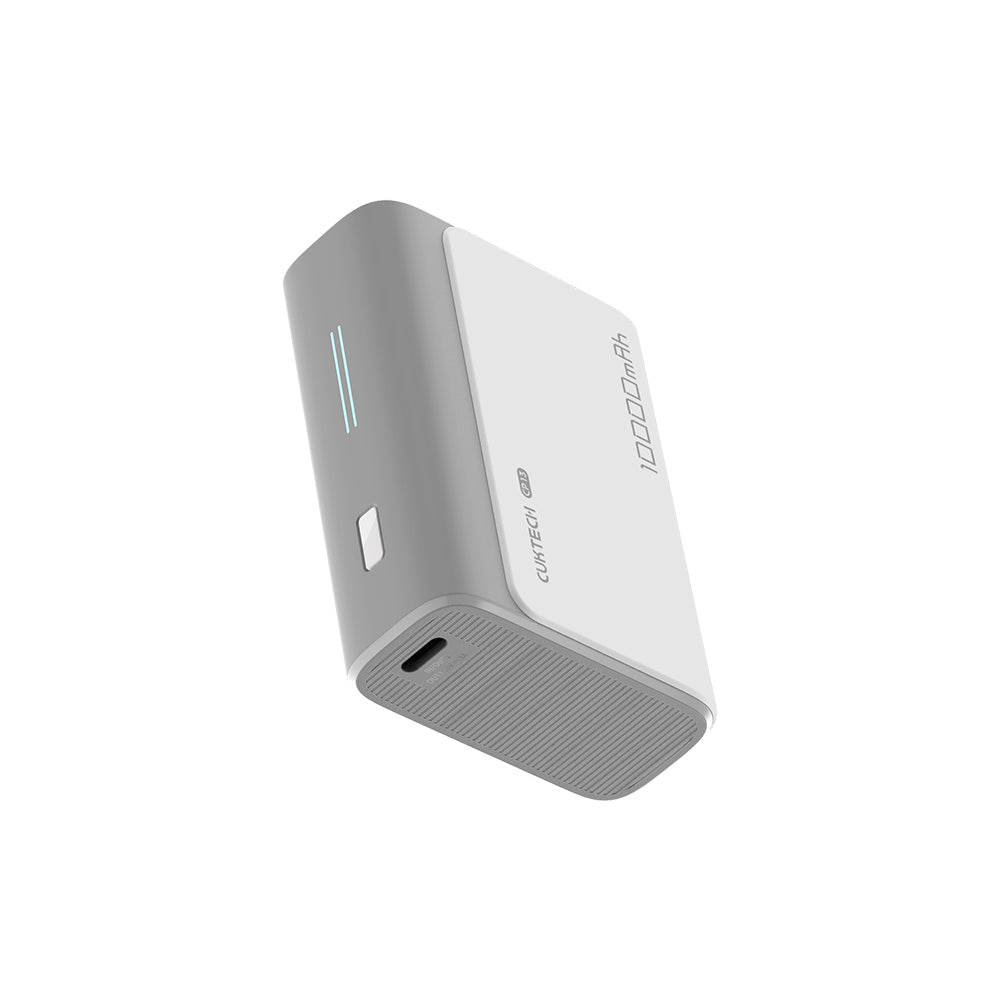 Baterie externa Cuktech PB100 (CUK0PB100DGR), 10000mAh, USB-C / USB, 30W, Gri