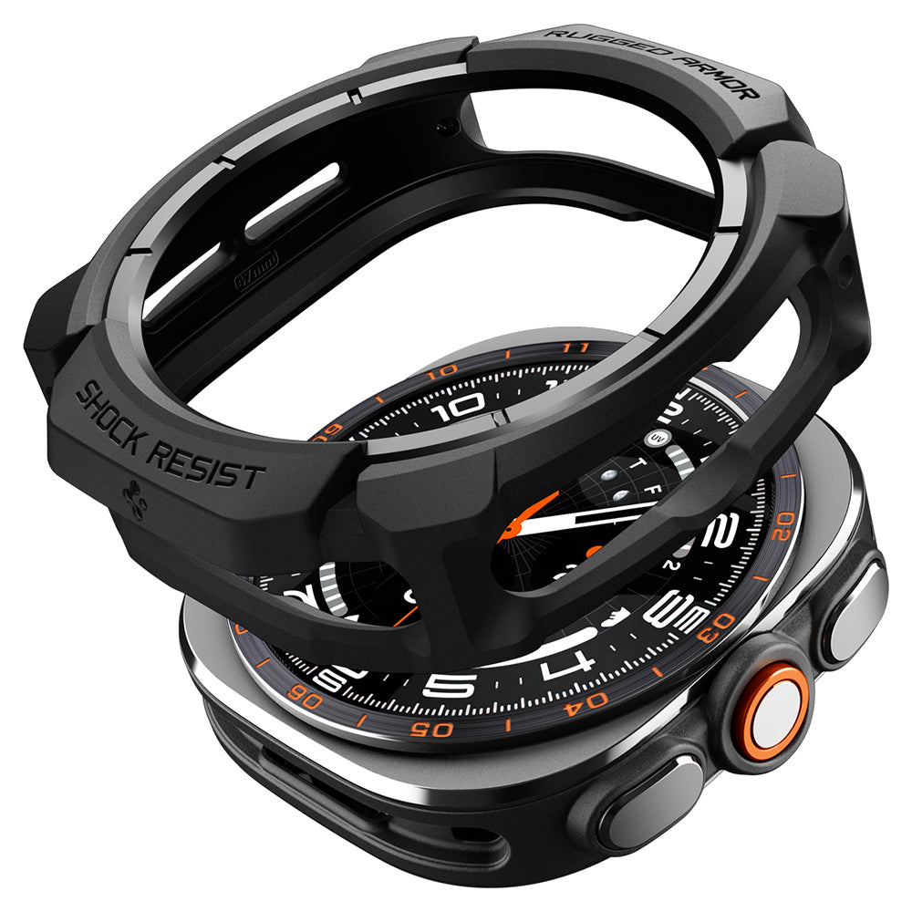 Husa smartwatch Spigen compatibil cu Samsung Galaxy Watch Ultra 2, Negru