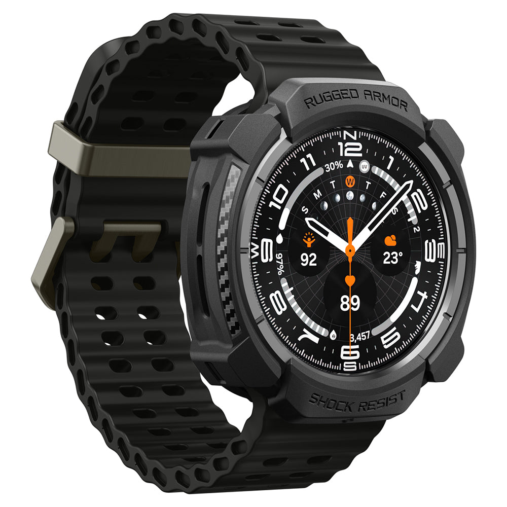 Husa smartwatch Spigen compatibil cu Samsung Galaxy Watch Ultra 2, Negru