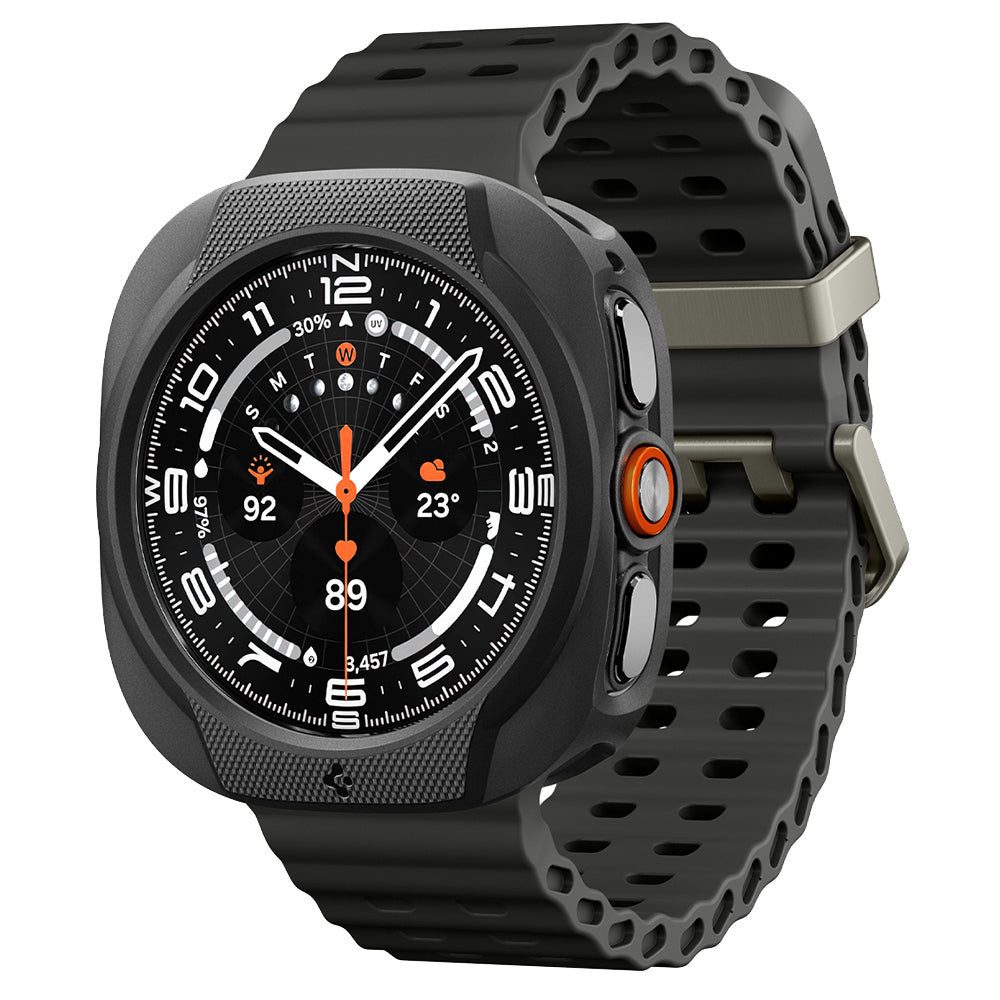 Husa smartwatch Spigen compatibil cu Samsung Galaxy Watch Ultra 2, Negru