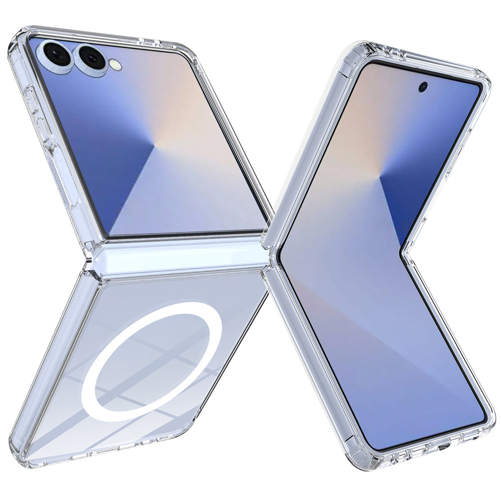 Husa de protectie Techsuit MagSafe Pro compatibil cu Samsung Galaxy Z Flip8, Transparent