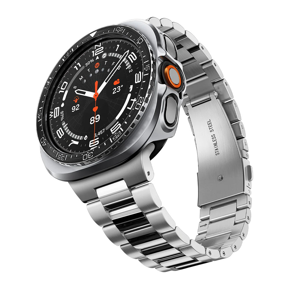 Rama pentru Samsung Galaxy Watch Ultra 2 - Spigen Bezel Tune Pro Pilot (ACS11618) - Silver