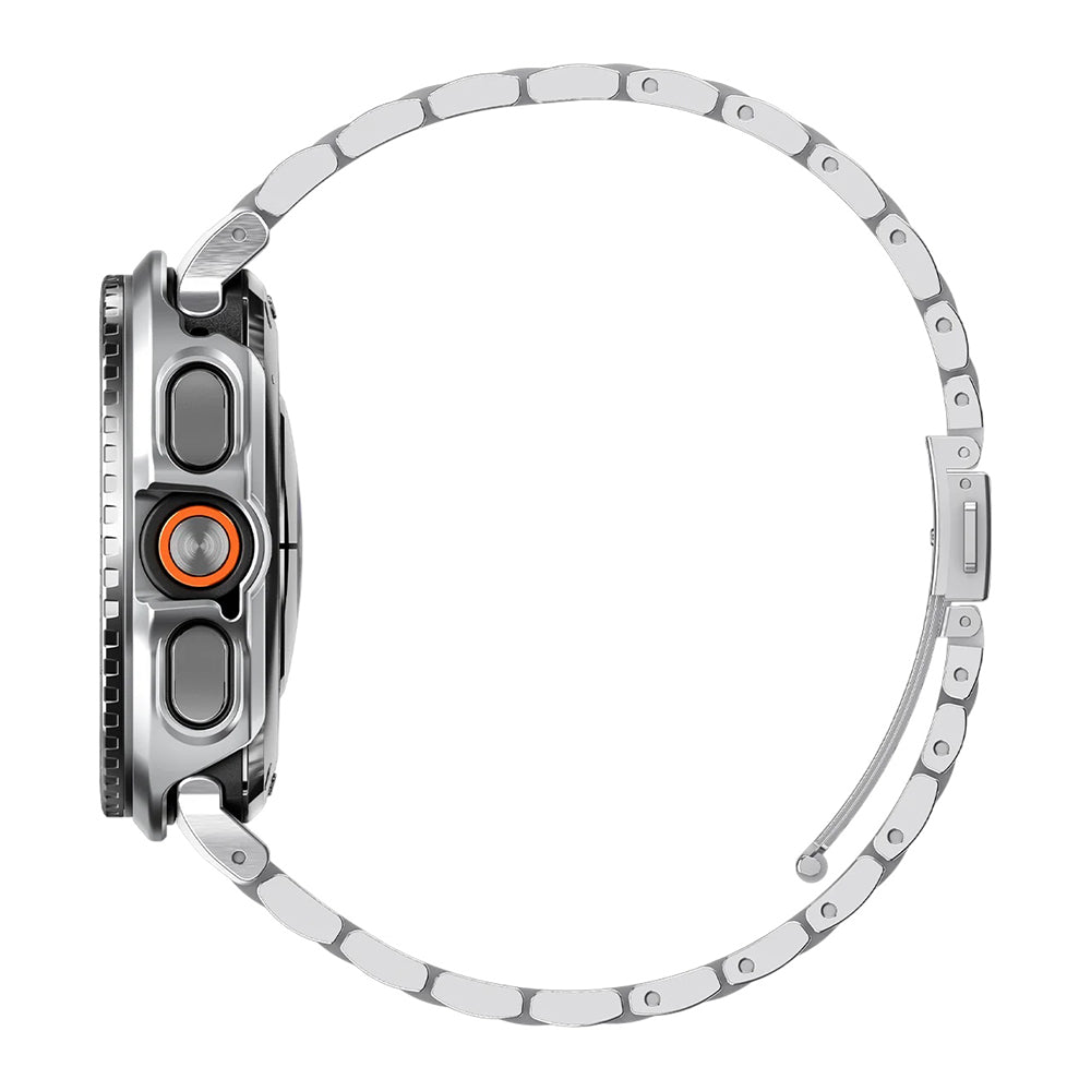 Rama pentru Samsung Galaxy Watch Ultra 2 - Spigen Bezel Tune Pro Pilot (ACS11618) - Silver
