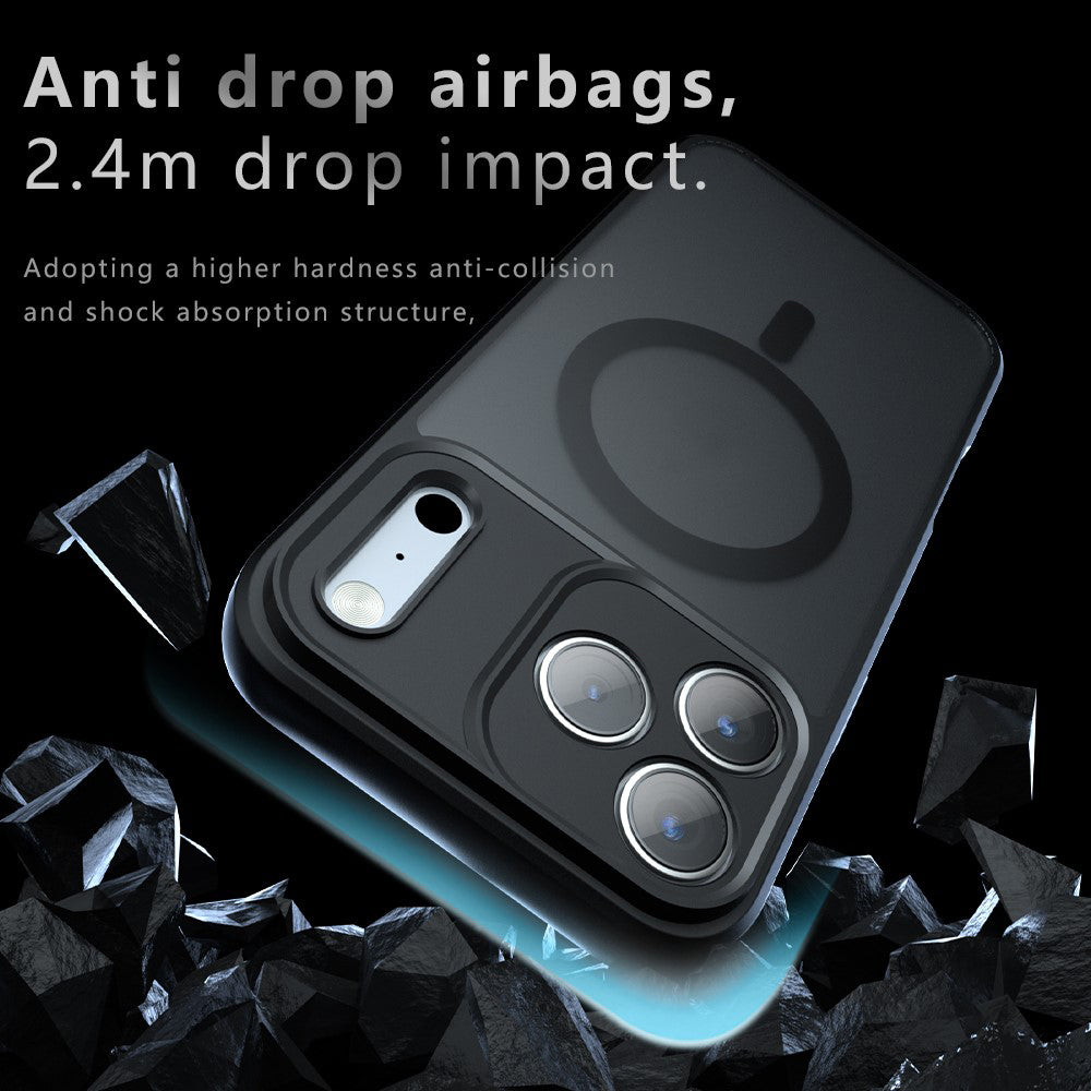 Husa de protectie Techsuit PureFrost MagSafe compatibil cu iPhone 18 Pro / iPhone 17 Pro, Negru