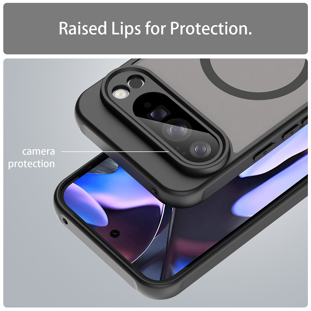Husa de protectie Techsuit HaloFrost II MagSafe compatibil cu Google Pixel 11 Pro XL, Negru