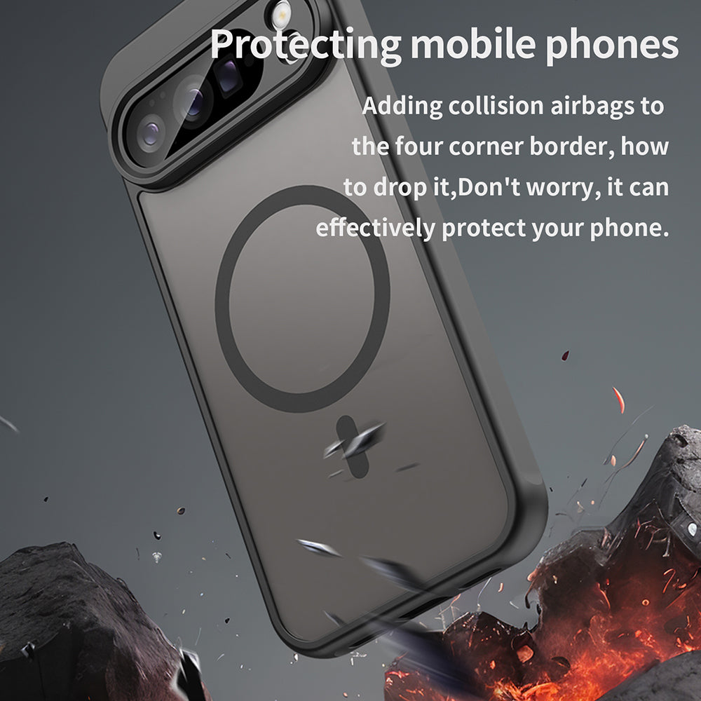 Husa de protectie Techsuit HaloFrost II MagSafe compatibil cu Google Pixel 11, Albastru