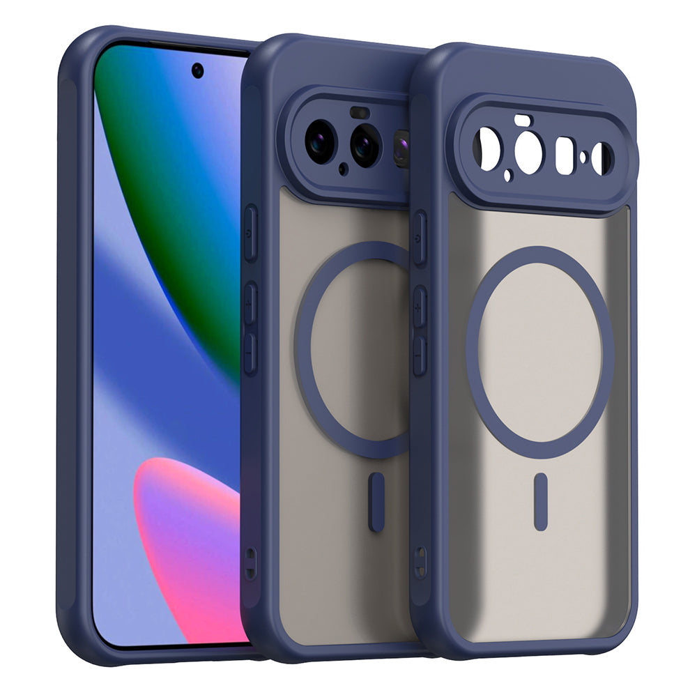 Husa de protectie Techsuit HaloFrost II MagSafe compatibil cu Google Pixel 11, Albastru