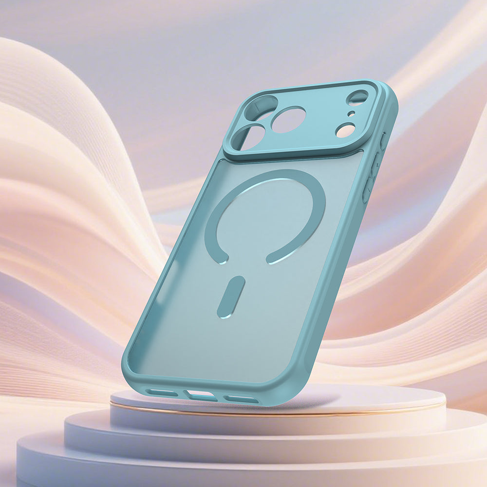 Husa de protectie Techsuit HaloFrost II MagSafe compatibil cu iPhone 18 Pro Max / iPhone 17 Pro Max, Verde menta