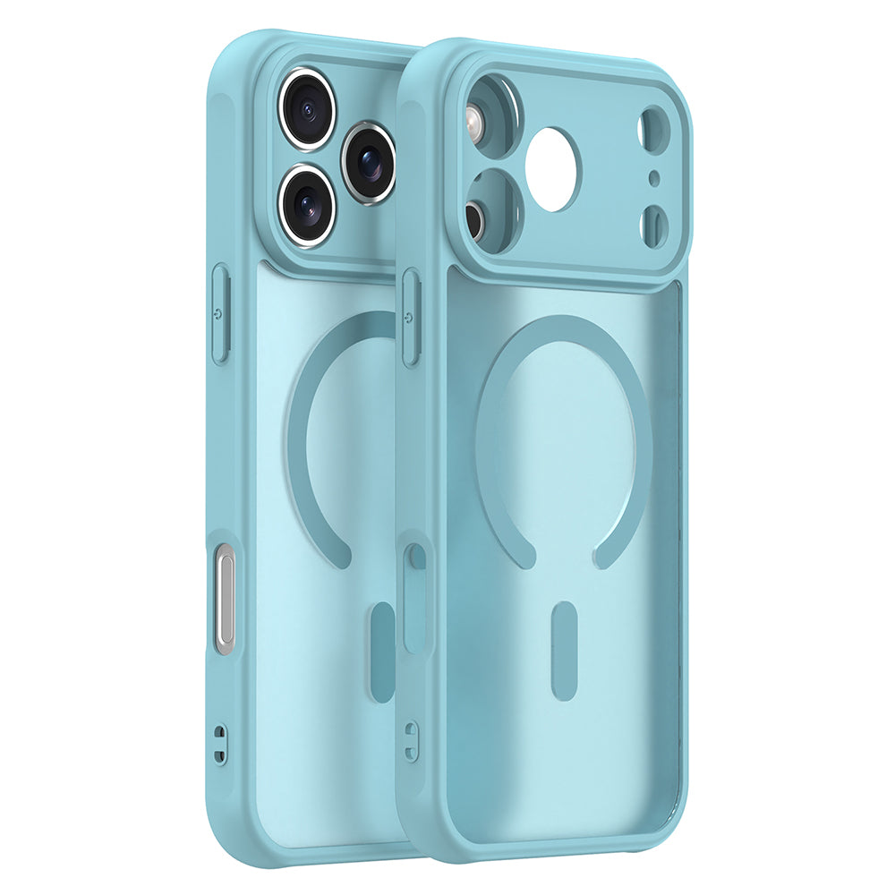Husa de protectie Techsuit HaloFrost II MagSafe compatibil cu iPhone 18 Pro Max / iPhone 17 Pro Max, Verde menta