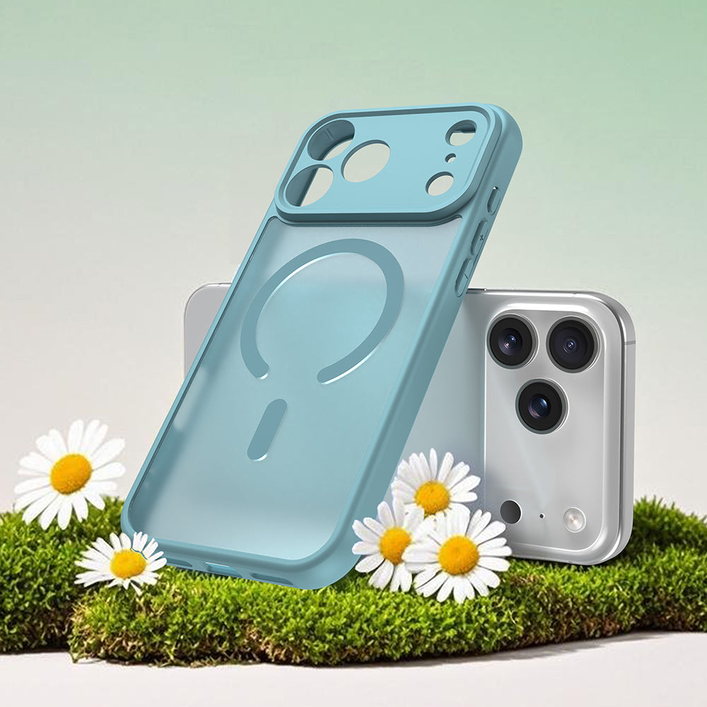 Husa de protectie Techsuit HaloFrost II MagSafe compatibil cu iPhone 18 Pro Max / iPhone 17 Pro Max, Verde menta