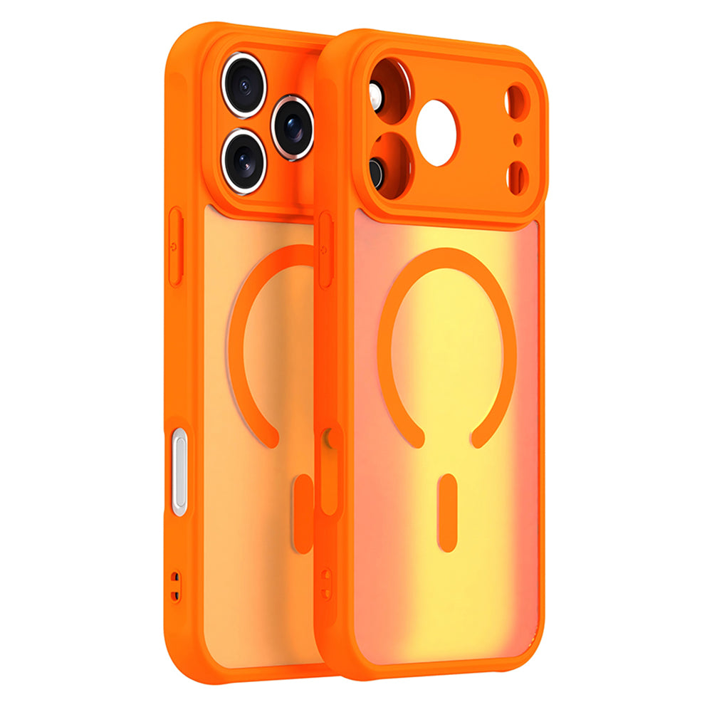 Husa de protectie Techsuit HaloFrost II MagSafe compatibil cu iPhone 18 Pro Max / iPhone 17 Pro Max, Portocaliu