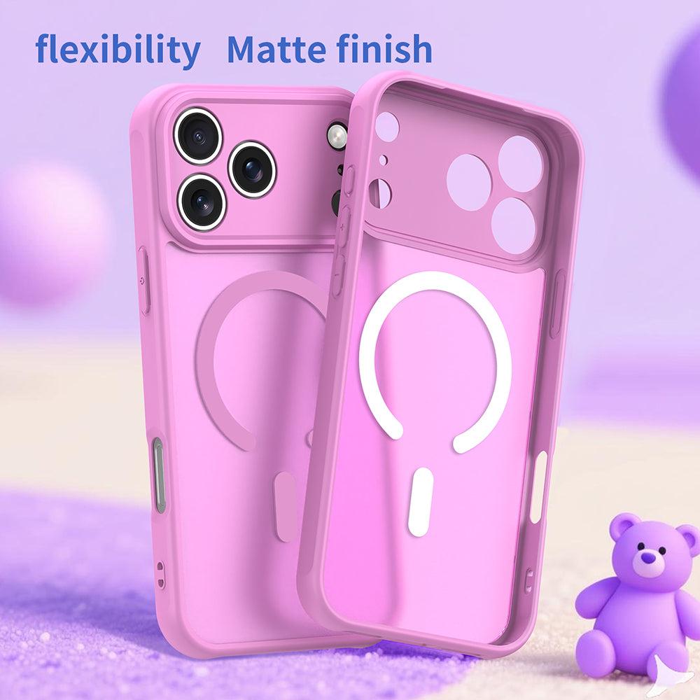 Husa de protectie Techsuit HaloFrost II MagSafe compatibil cu iPhone 18 Pro Max / iPhone 17 Pro Max, Portocaliu