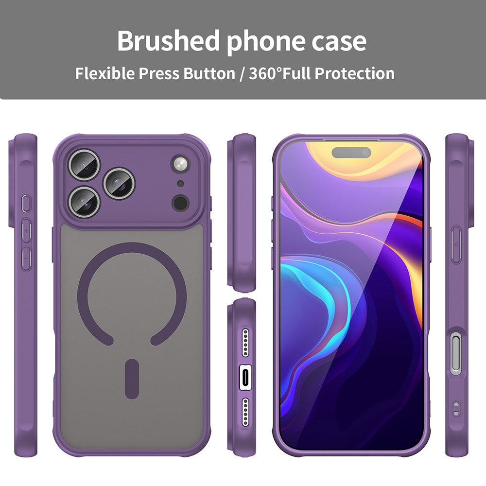 Husa de protectie Techsuit HaloFrost II MagSafe compatibil cu iPhone 18 Pro Max / iPhone 17 Pro Max, Mov