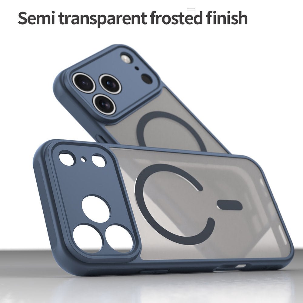 Husa de protectie Techsuit HaloFrost II MagSafe compatibil cu iPhone 18 Pro Max / iPhone 17 Pro Max, Albastru