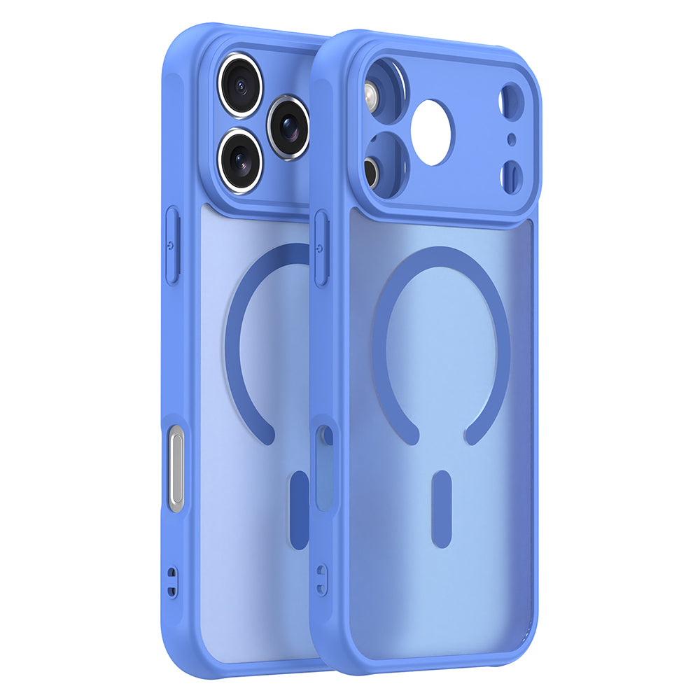 Husa de protectie Techsuit HaloFrost II MagSafe compatibil cu iPhone 18 Pro Max / iPhone 17 Pro Max, Albastru