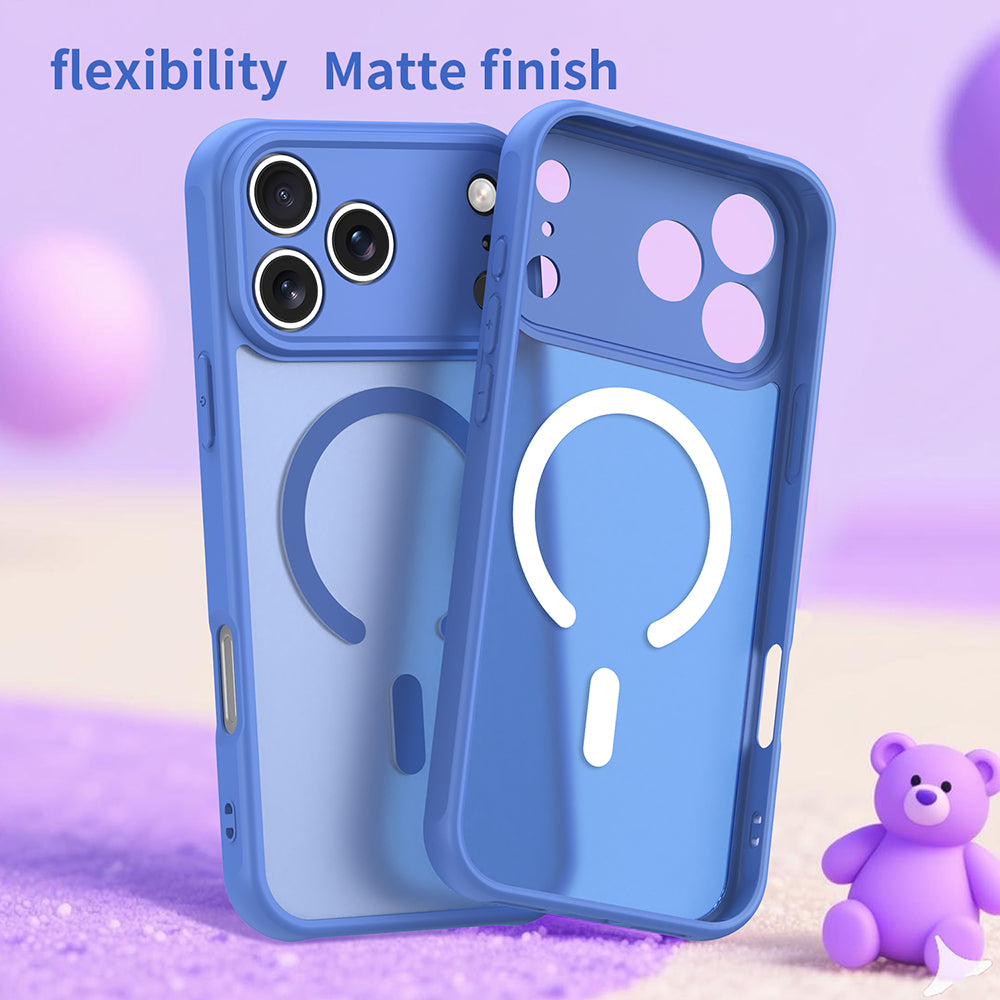 Husa de protectie Techsuit HaloFrost II MagSafe compatibil cu iPhone 18 Pro Max / iPhone 17 Pro Max, Albastru
