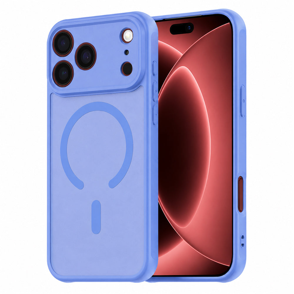 Husa de protectie Techsuit HaloFrost II MagSafe compatibil cu iPhone 18 Pro Max / iPhone 17 Pro Max, Albastru