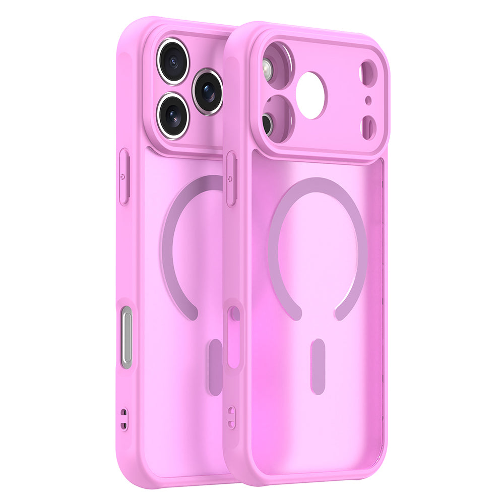 Husa de protectie Techsuit HaloFrost II MagSafe compatibil cu iPhone 18 Pro Max / iPhone 17 Pro Max, Roz