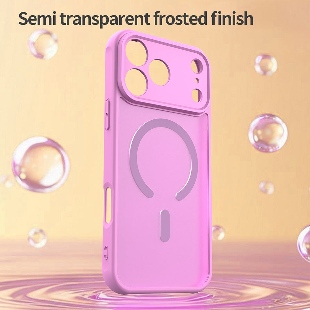 Husa de protectie Techsuit HaloFrost II MagSafe compatibil cu iPhone 18 Pro Max / iPhone 17 Pro Max, Roz