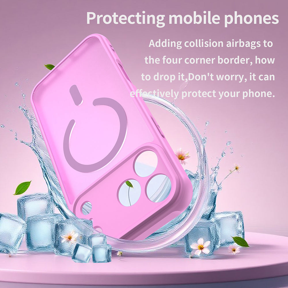 Husa de protectie Techsuit HaloFrost II MagSafe compatibil cu iPhone 18 Pro Max / iPhone 17 Pro Max, Roz